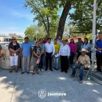 Entrega de Rotoplas a través del programa “Jaumave Avanza”.